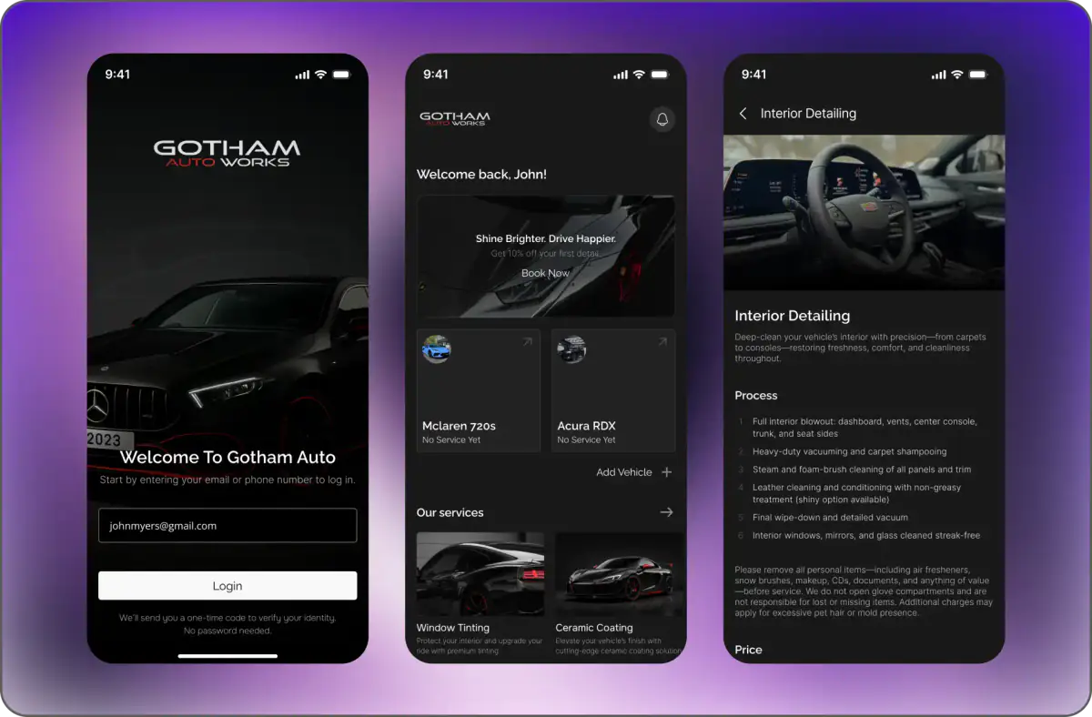 Gotham Mobile App — Mobile App Design