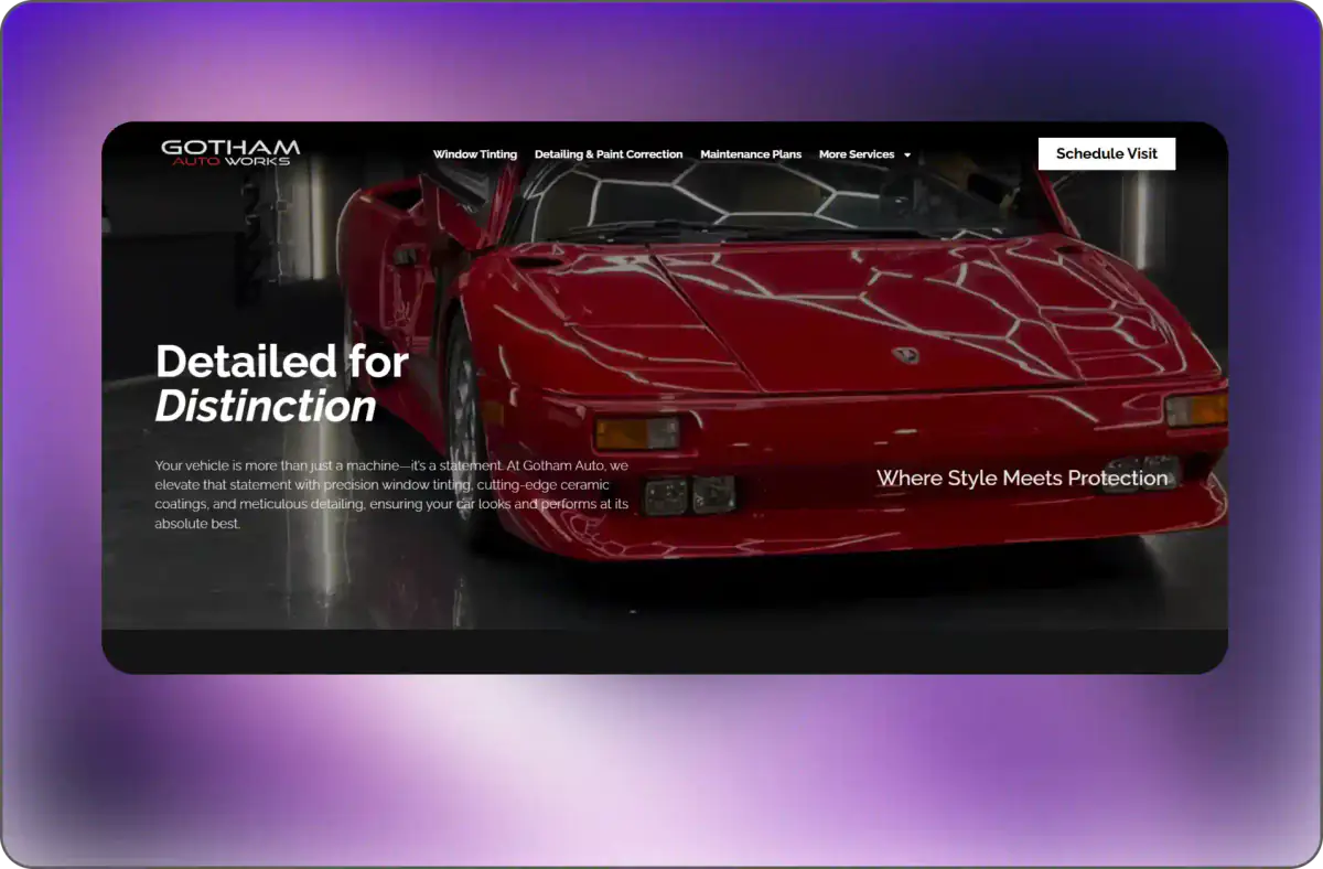 Gotham Auto — Website & Booking System