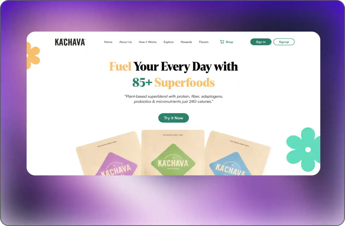 Kachava — UI/UX Design