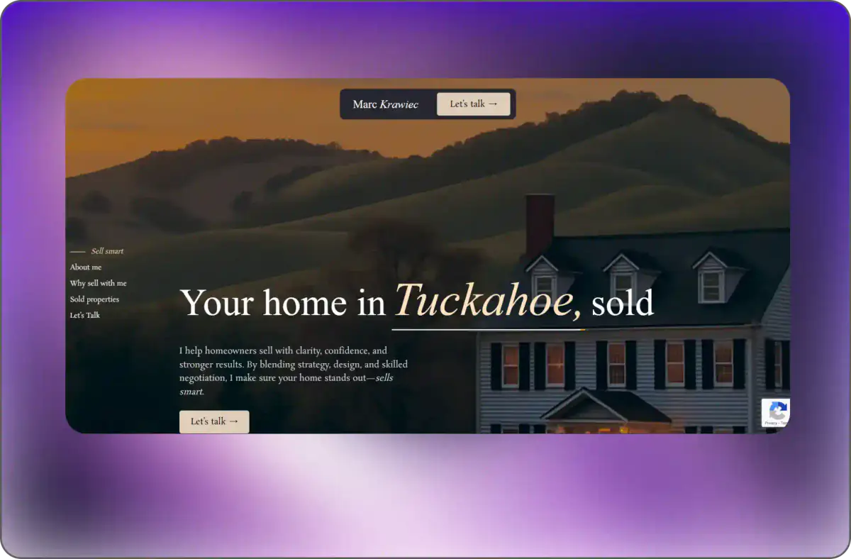 Mark Homes — Real Estate Website